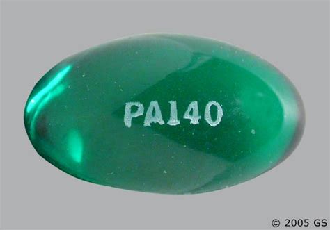 1 2. . Pa140 green pill